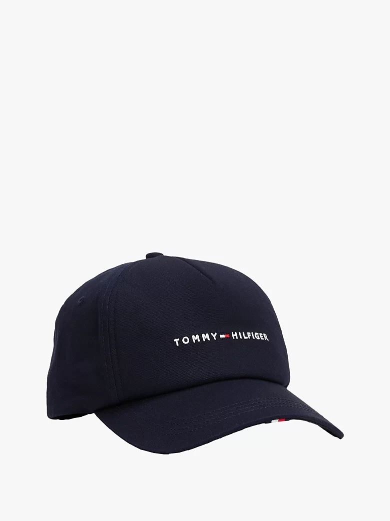 Tommy Hilfiger Erkek Lacivert Foundation 6 Panel Şapka