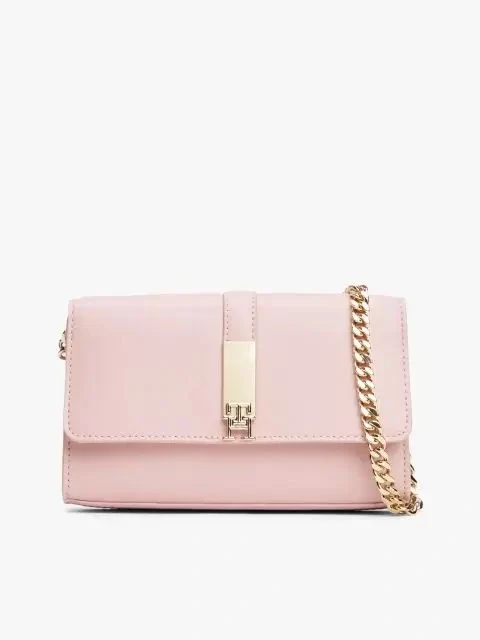 Tommy Hilfiger Kadın Pembe Heritage Zincir Askılı Mini Çanta