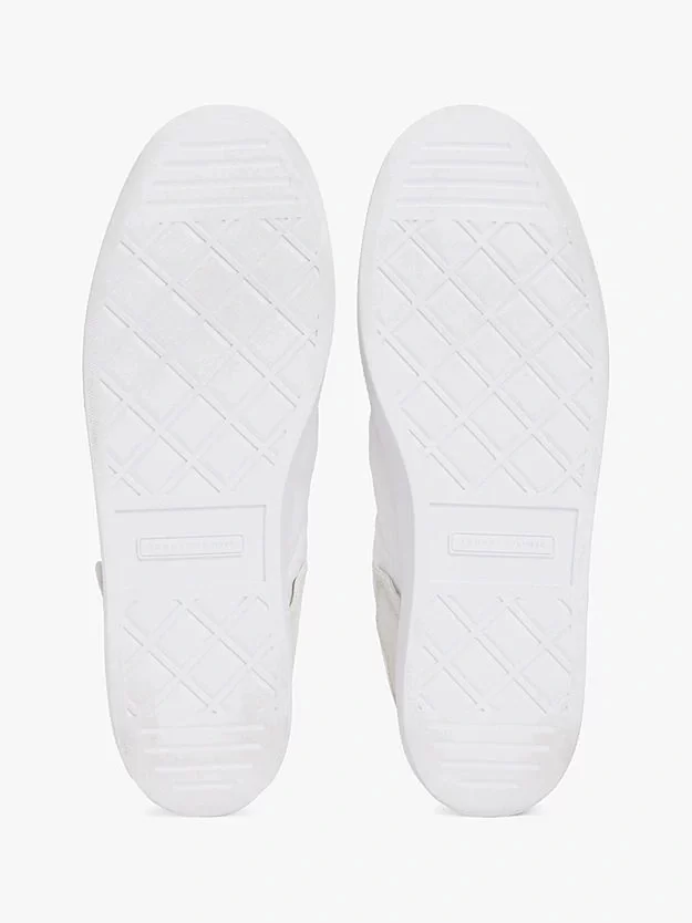 Tommy Hilfiger  Kadın  Beyaz Miras Süet  Sneaker