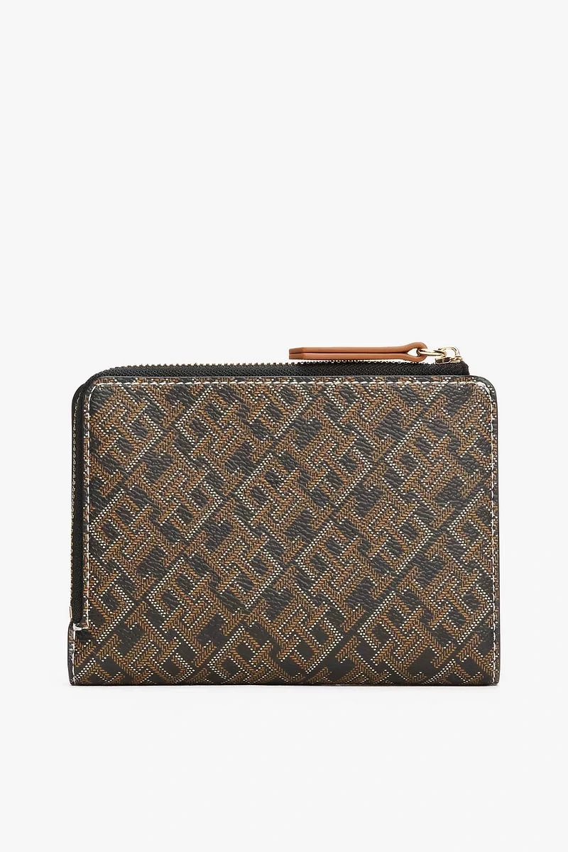 Tommy Hilfiger Monoplay Bifold  Kadın Kahverengi Cüzdan