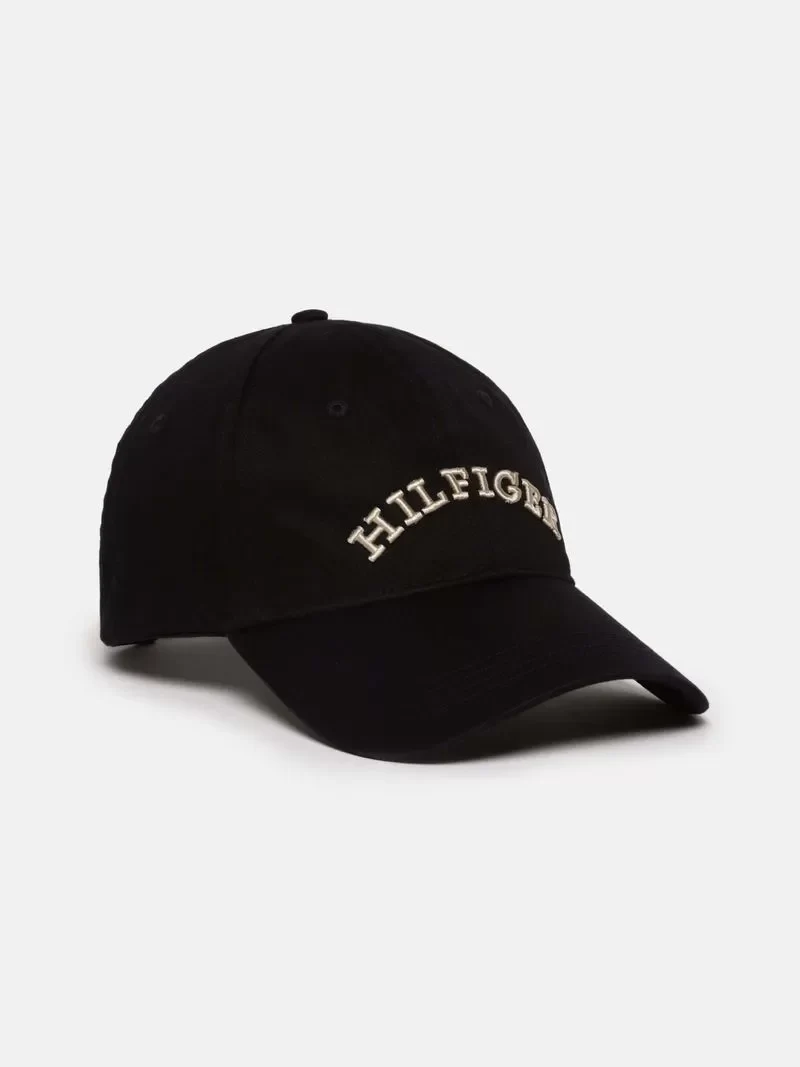 Tommy Hilfiger Siyah Monotype 6 Panel Şapka