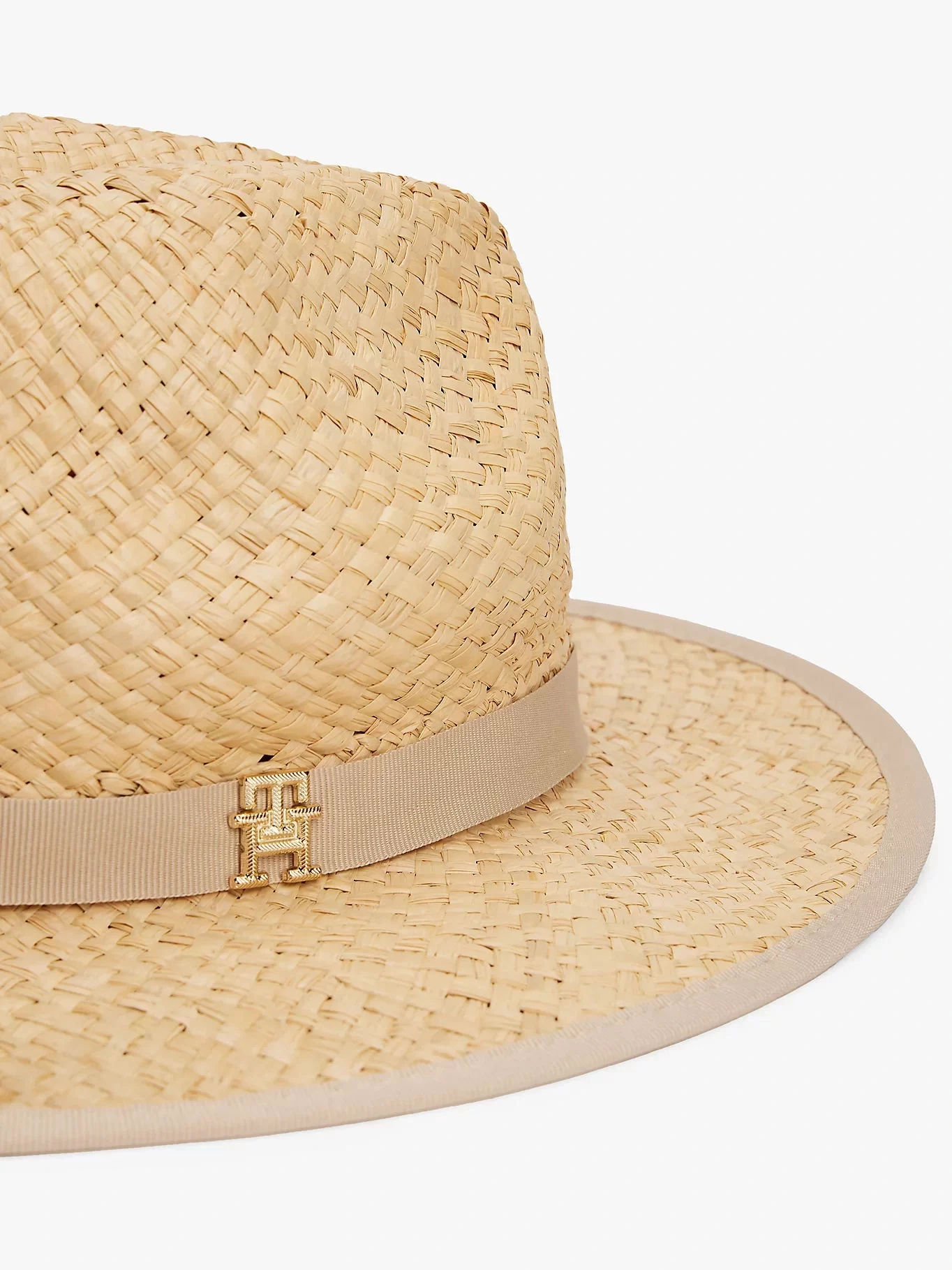 Tommy Hilfiger Kadın Hasır Fedora Şapka