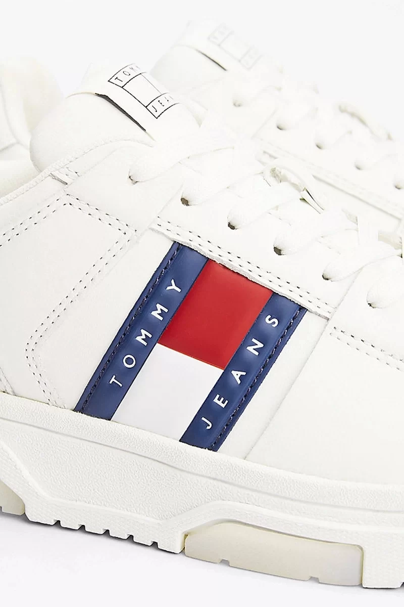 Tommy Jeans Kadın Brooklyn Deri Spor Ayakkabı