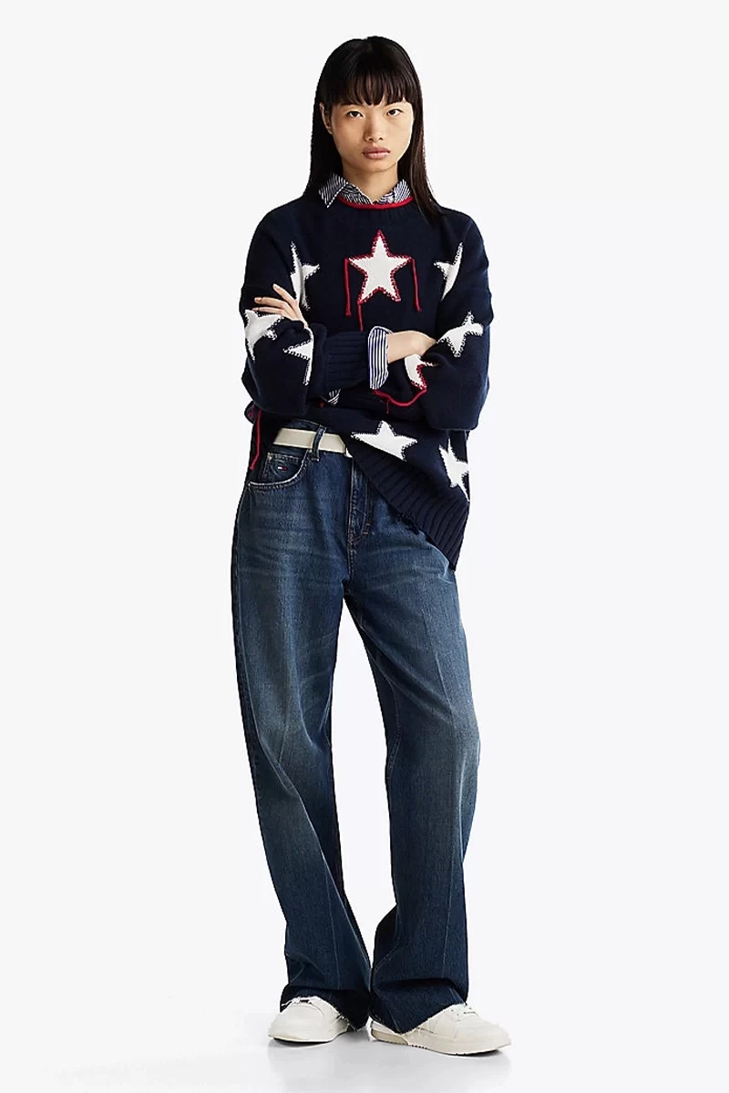 Tommy Jeans Kadın Brooklyn Deri Spor Ayakkabı