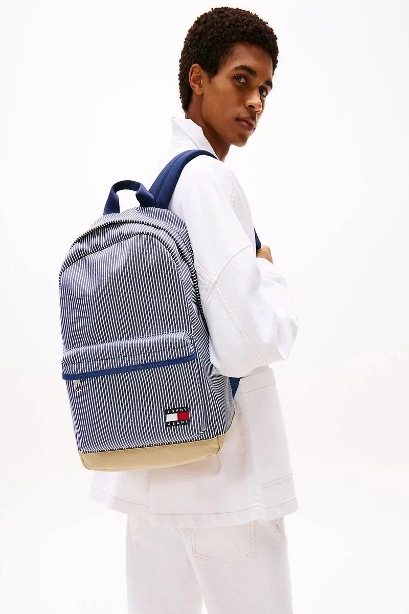 Tommy  Hilfiger Erkek Essential Stripe Dome Sırt Çantası