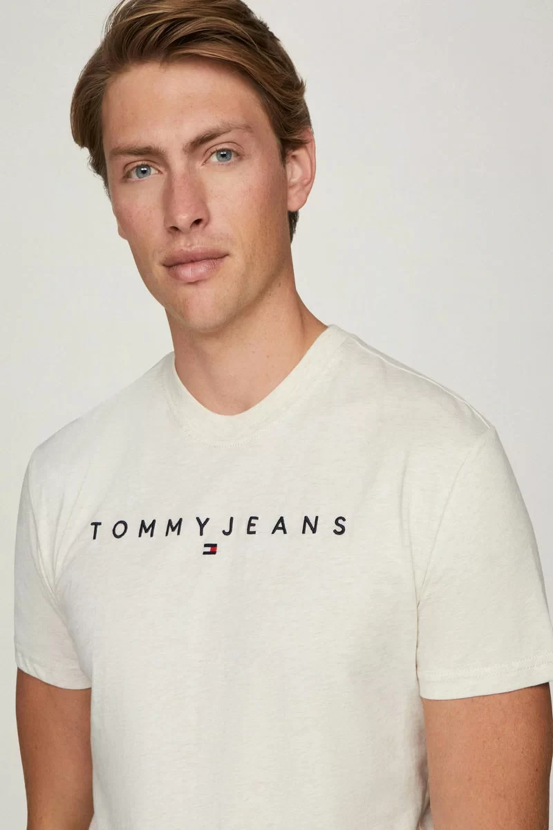 Tommy Jeans  Erkek  Logo Nakışlı T-Shirt