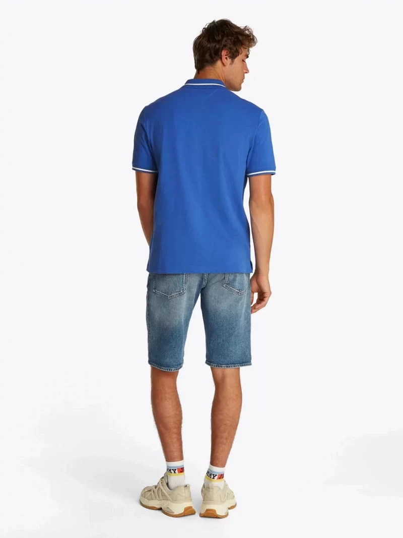 Tommy Hilfger Erkek   Mavi Polo T-Shirt