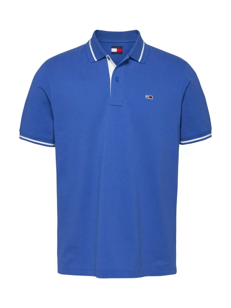 Tommy Hilfger Erkek   Mavi Polo T-Shirt