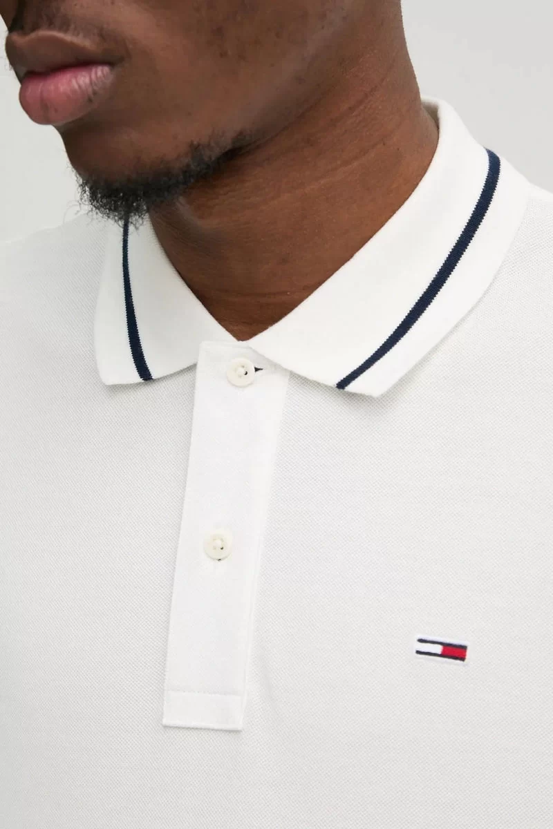 Tommy Hilfiger Erkek Normal Kesim Logolu Polo T-Shirt