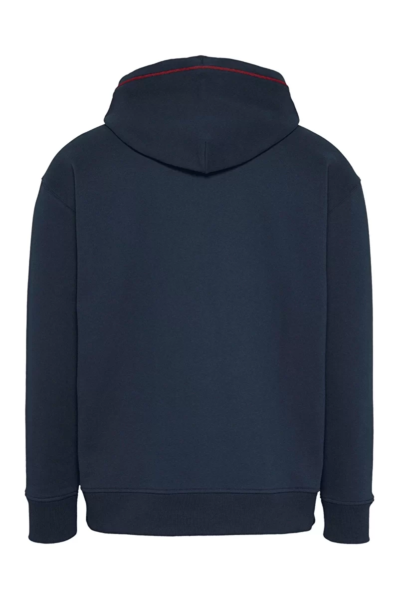 Tommy Jeans Erkek Lacivert Relaxed Baskılı Sweats