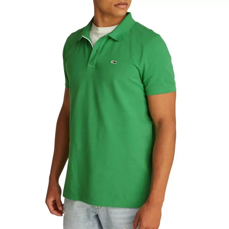 Tommy Hilfiger Erkek  Yeşil Polo T-Shirt