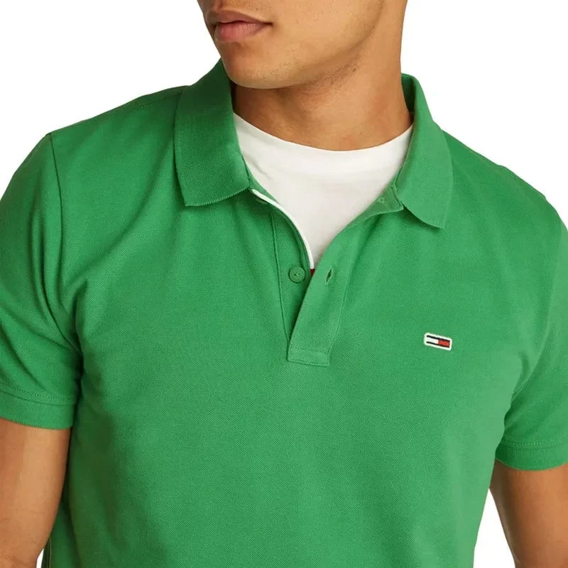 Tommy Hilfiger Erkek  Yeşil Polo T-Shirt