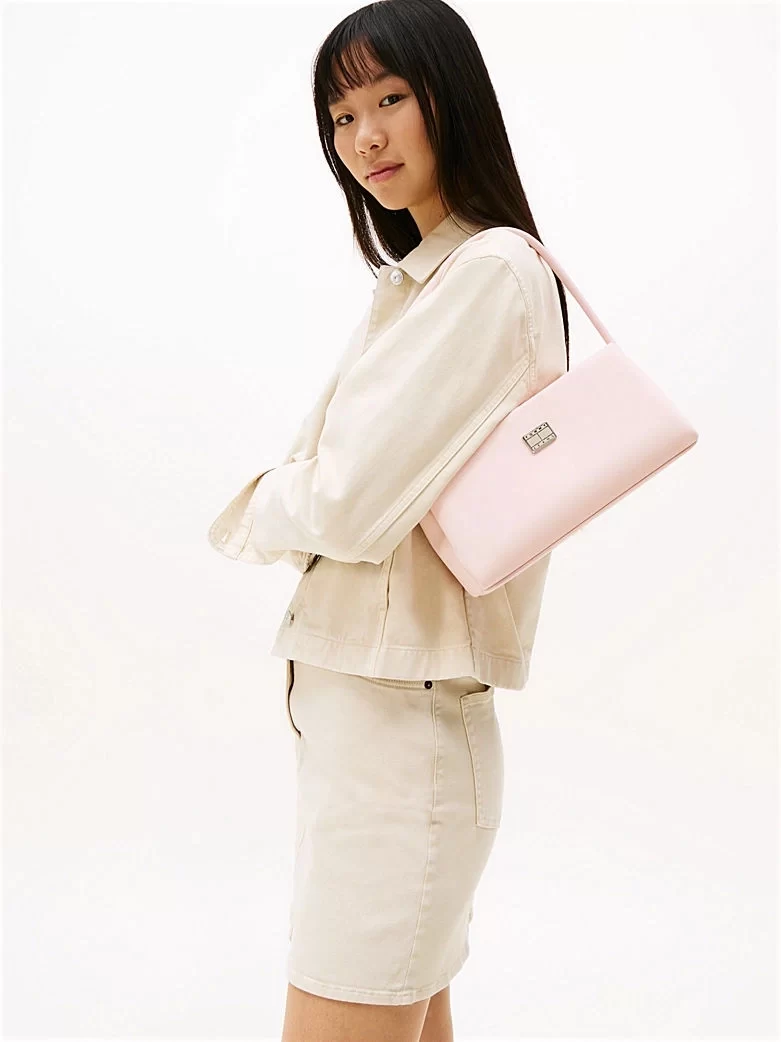 Tommy Hilfiger Kadın Pembe American Cool Omuz Çantası