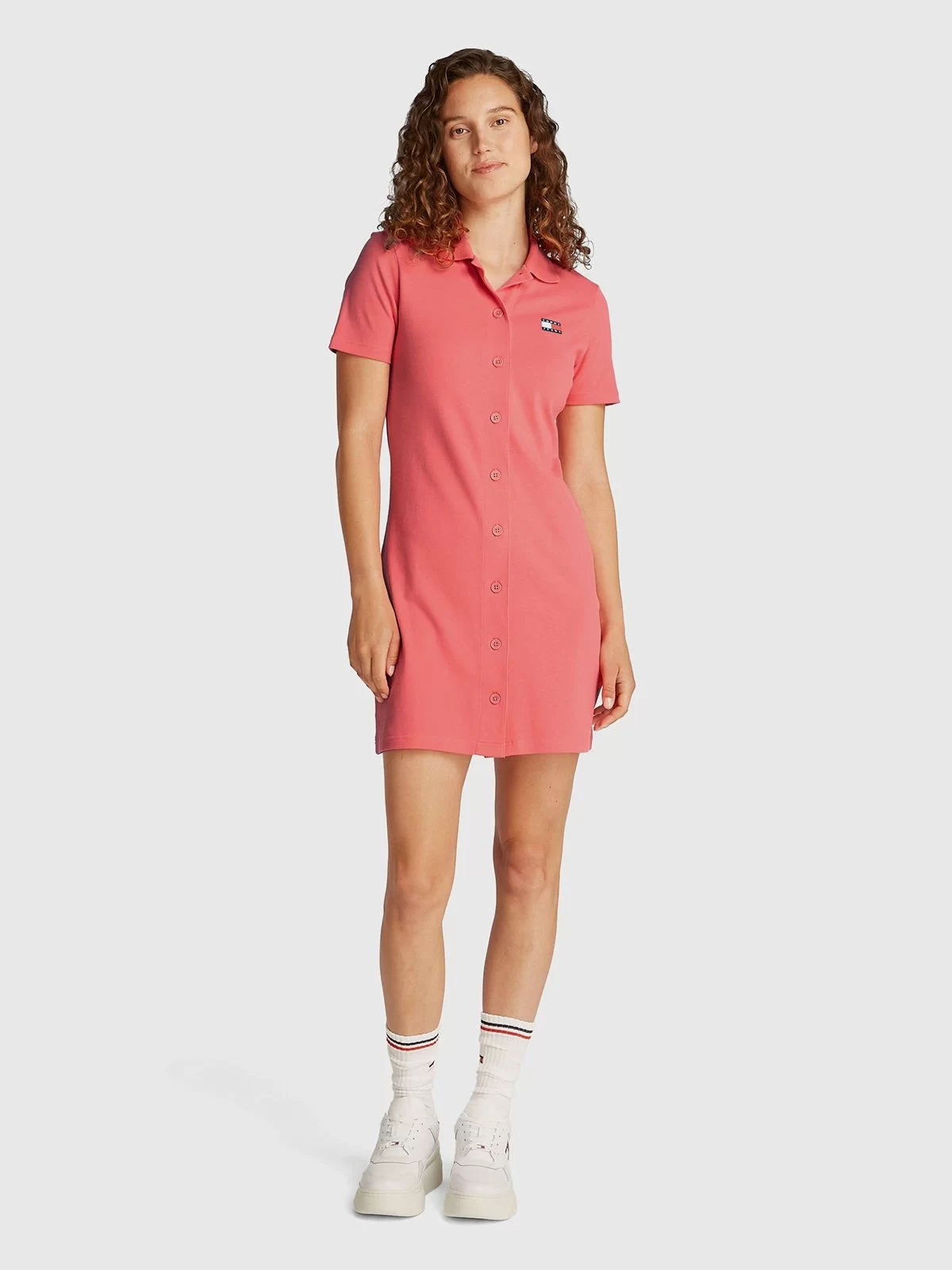 Tommy Jeans  Kadın Pembe Elbise