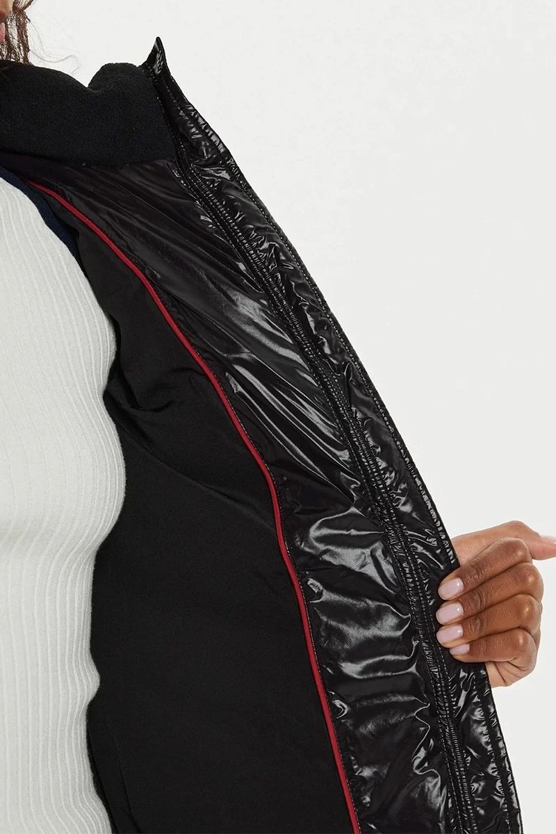 Tommy Jeans Kadın Siyah Kemerli Ceket