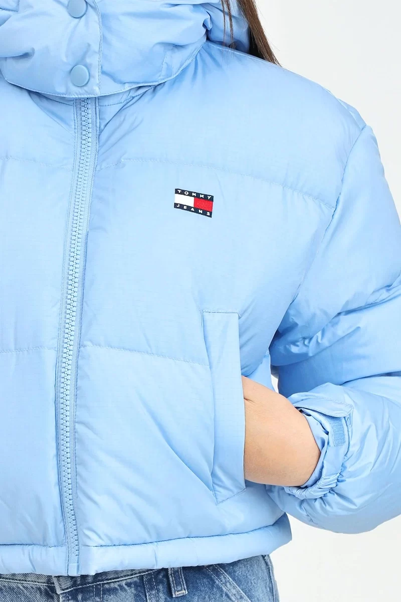 Tommy Jeans Kadın Alaska Mavi Şişme Mont