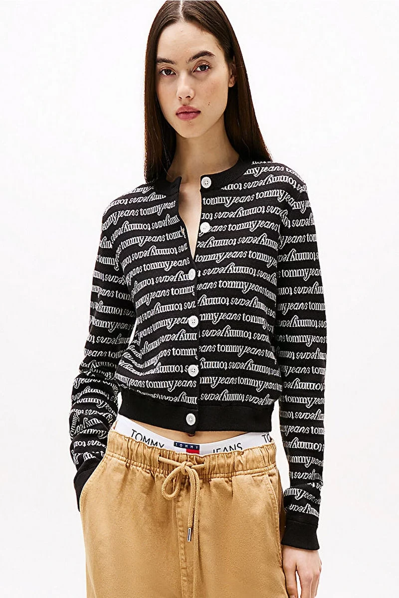 Tommy  Jeans   Kadın  Tjw  Crp Scrıpt Hırka