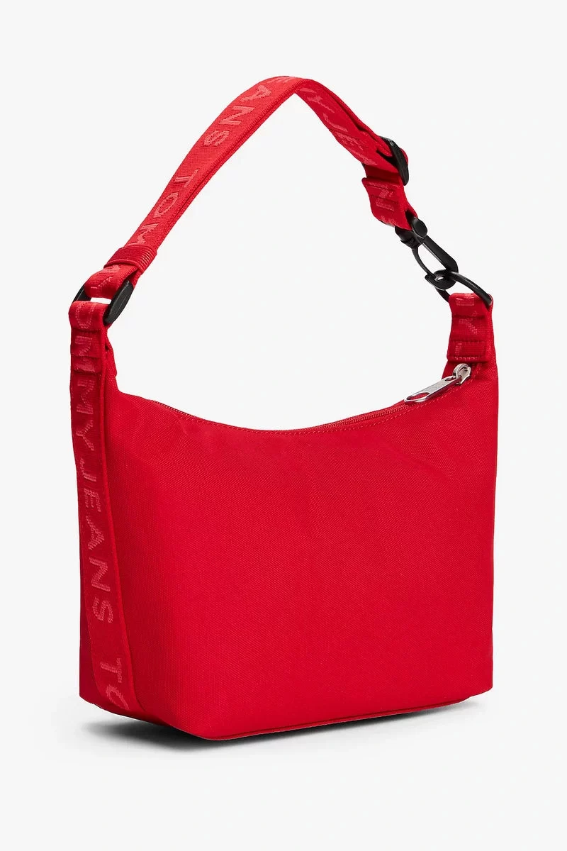 Tommy Hilfiger  Kadın  Kırmızı Essential Logo  Omuz Çanta