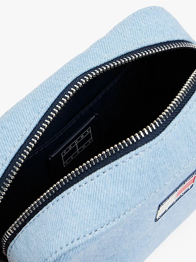 Tommy Hilfiger Kadın Mavi Denim Essential Camera Bag Çanta