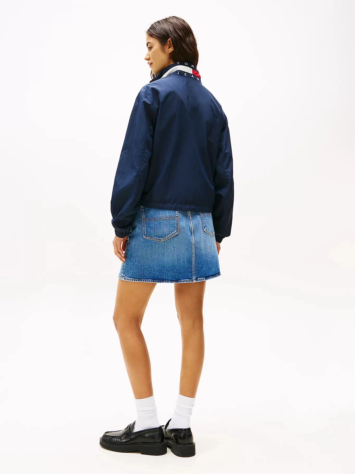 Tommy Jeans Kadın Lacivert Essential Dolgulu Ceket