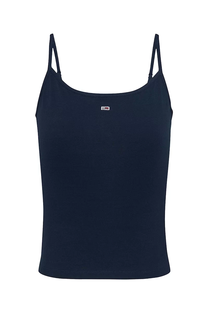 Tommy Jeans Kadın Lacivert Essential Askılı Crop Üst