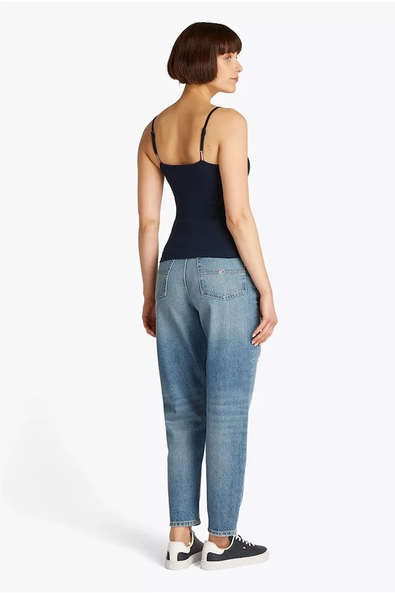 Tommy Jeans Kadın Lacivert Essential Askılı Crop Üst