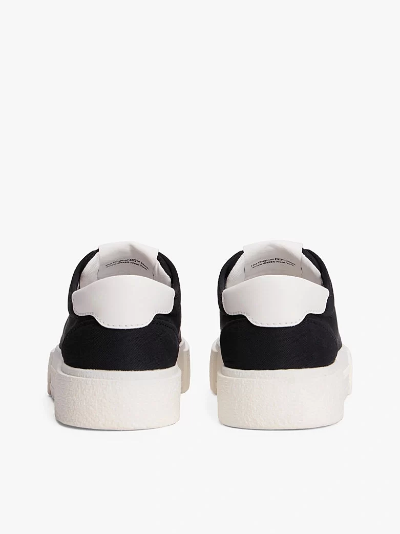 Tommy Hilfiger Kadın Siyah Kanvas Platform Sneaker