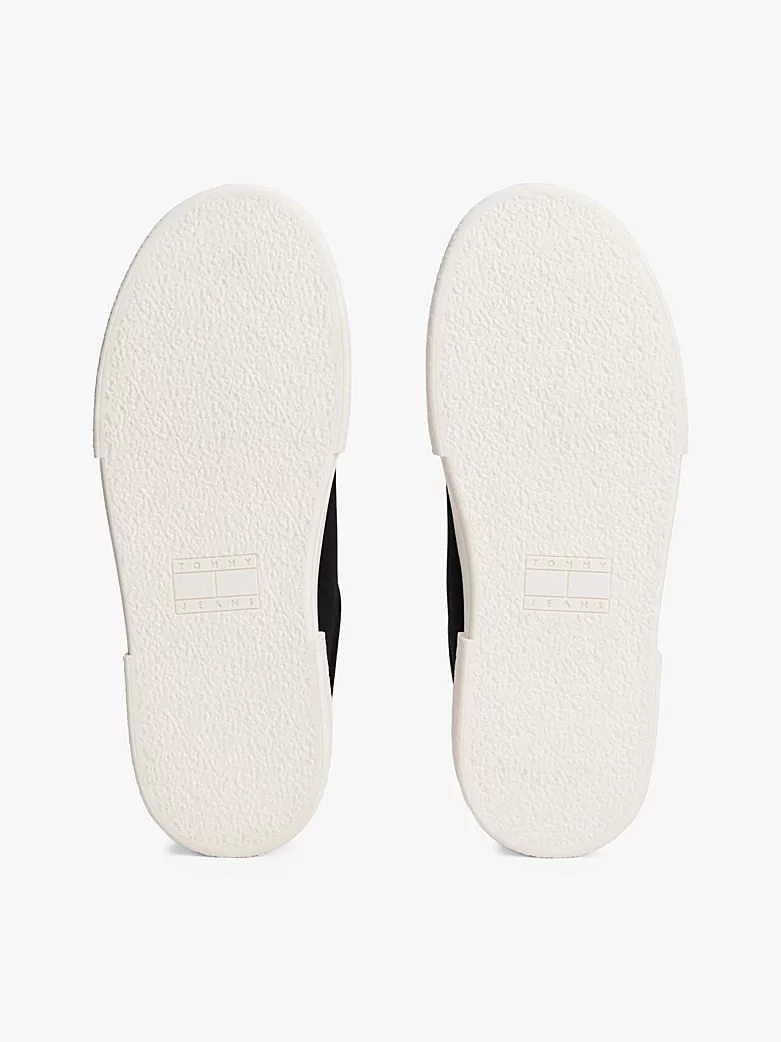 Tommy Hilfiger Kadın Siyah Kanvas Platform Sneaker