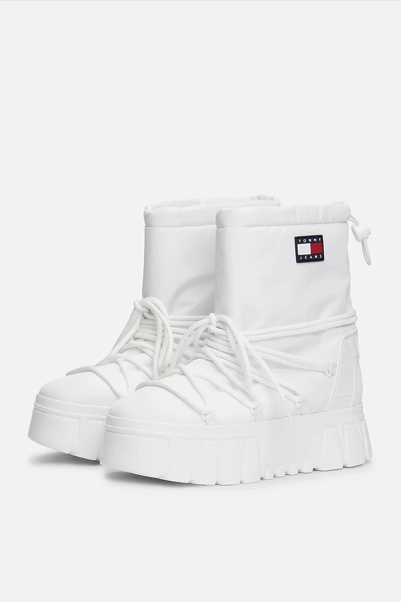Tommy Jeans Kadın Hybrid Beyaz Bot