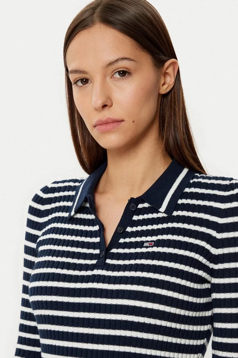 Tommy Hilfiger Kadın Siyah Triko Elbise