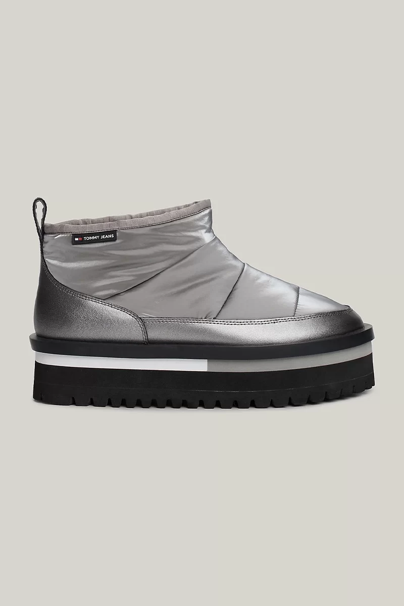 Tommy Jeans Kadın Dolgulu Gri Bot