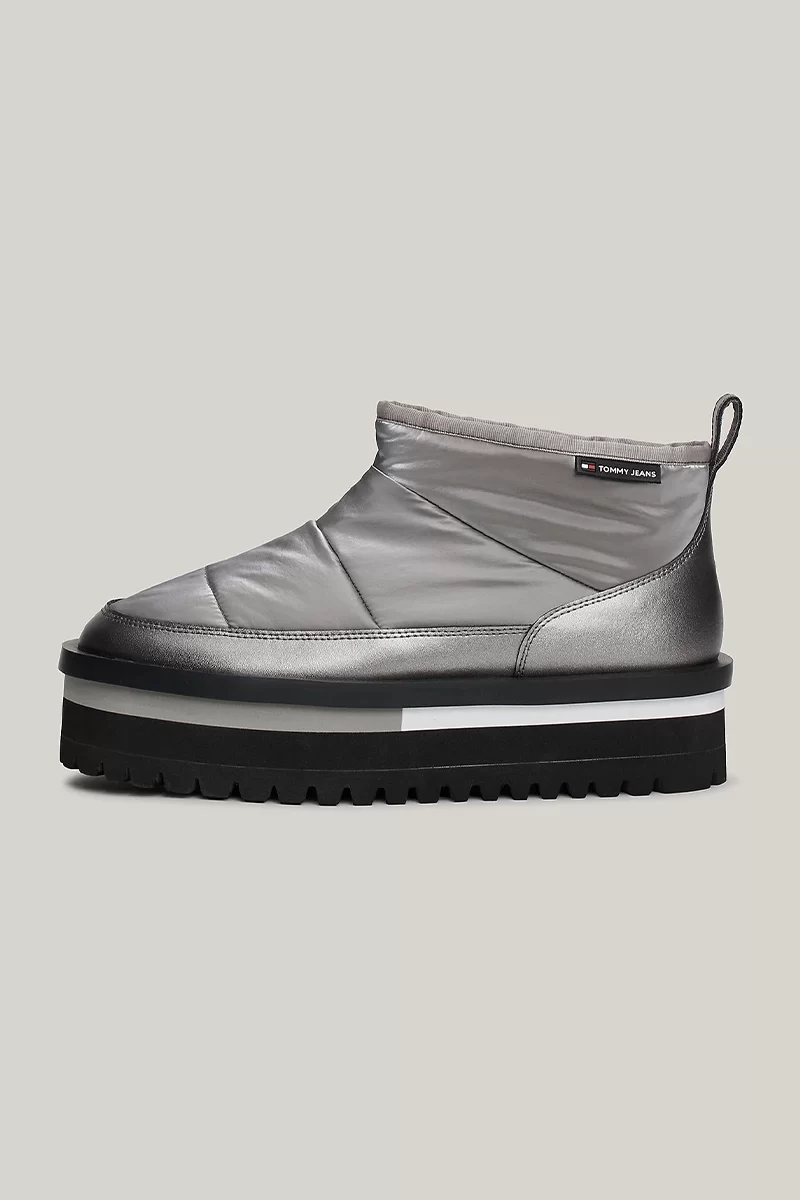 Tommy Jeans Kadın Dolgulu Gri Bot