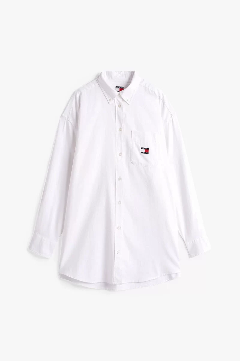 Tommy Hilfiger  Kadın  Beyaz Oxford Gömlek