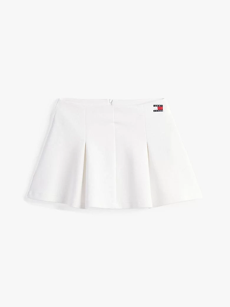 Tommy Hilfiger Kadın  Fit And Flare Mini  Beyaz Etek