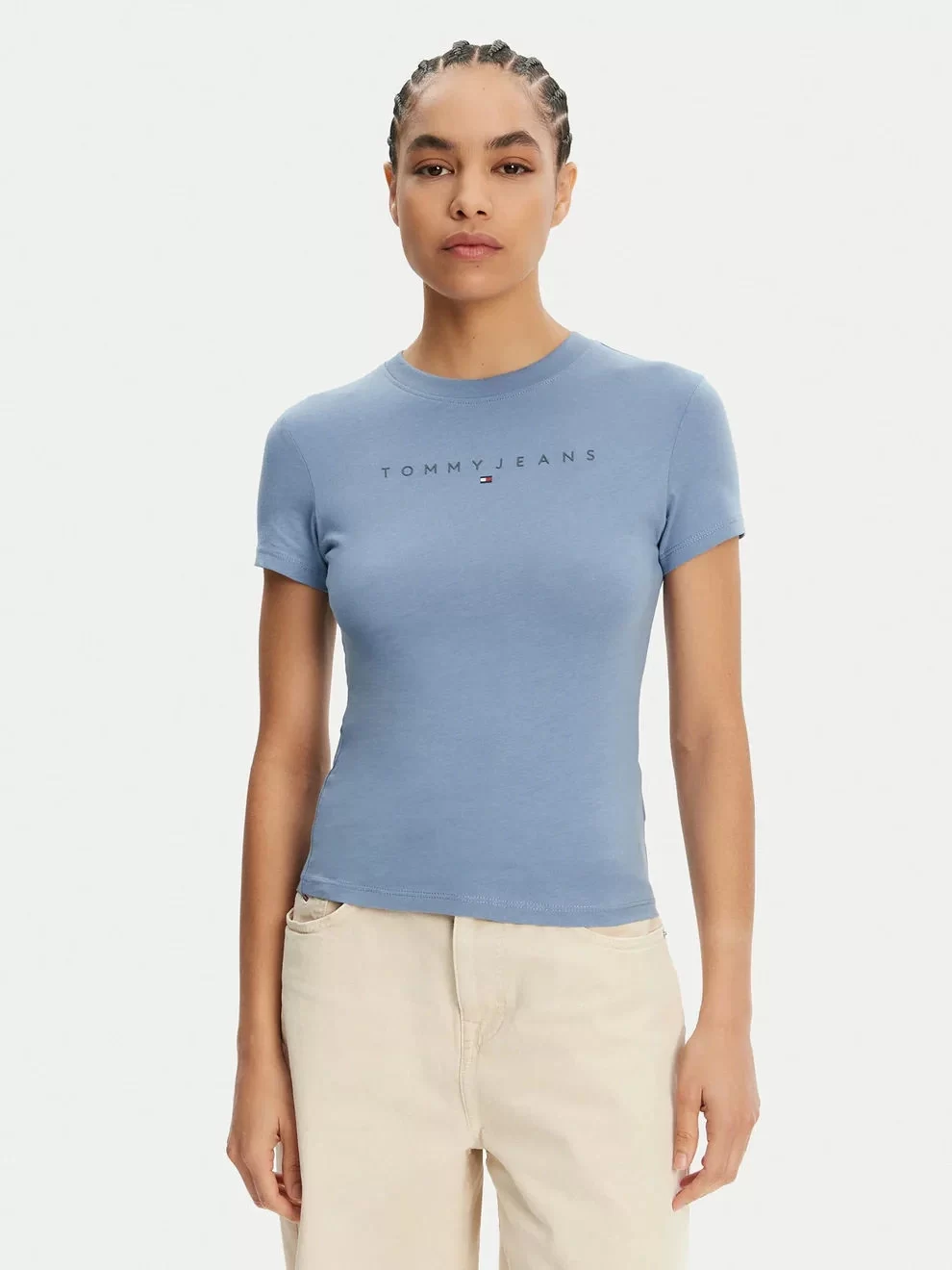 Tommy Jeans Kadın  Mavi T-Shirt