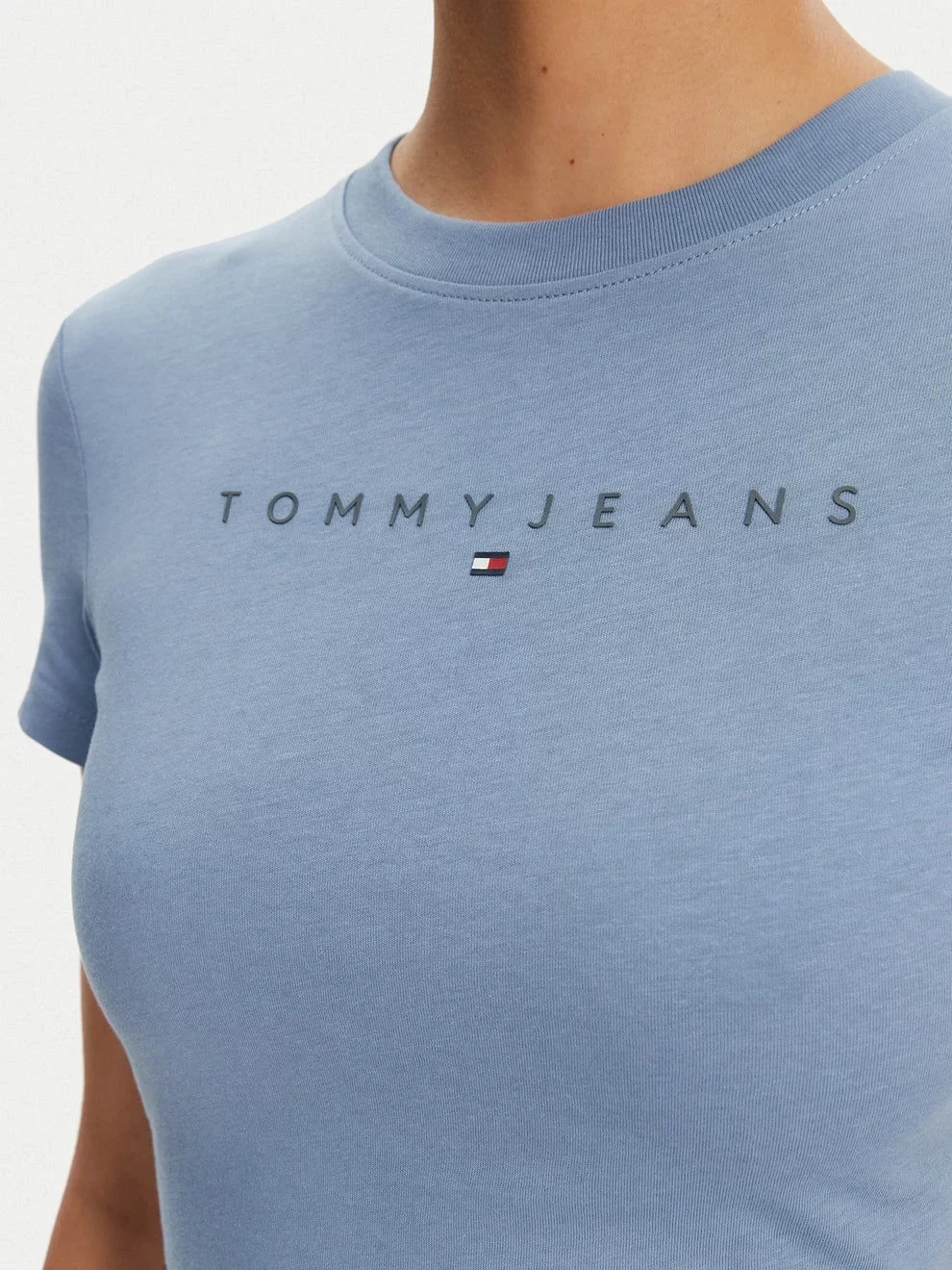 Tommy Jeans Kadın  Mavi T-Shirt