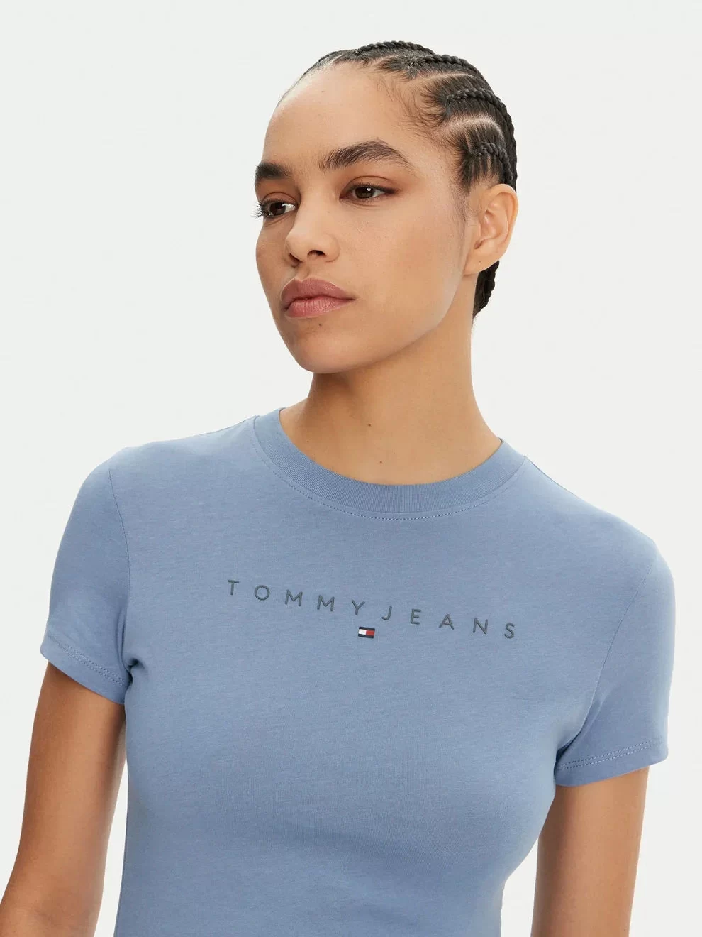 Tommy Jeans Kadın  Mavi T-Shirt