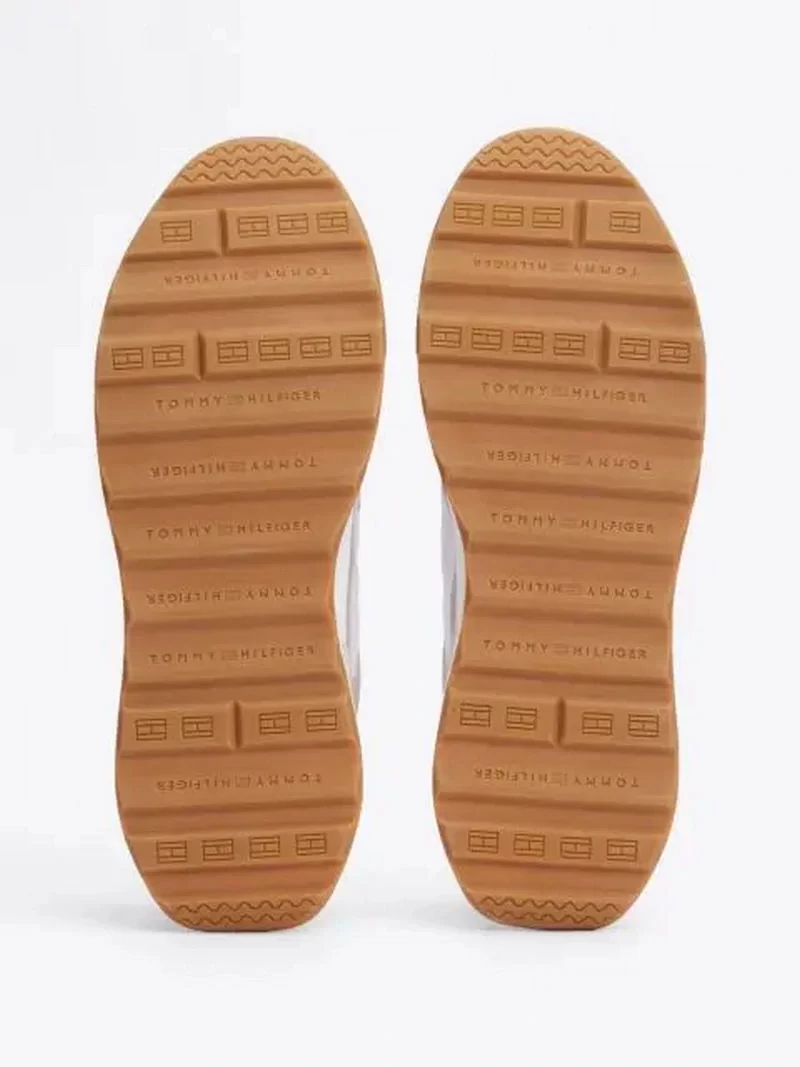 Tommy Hilfiger Erkek Deri Cleat Klasik Spor Sneaker