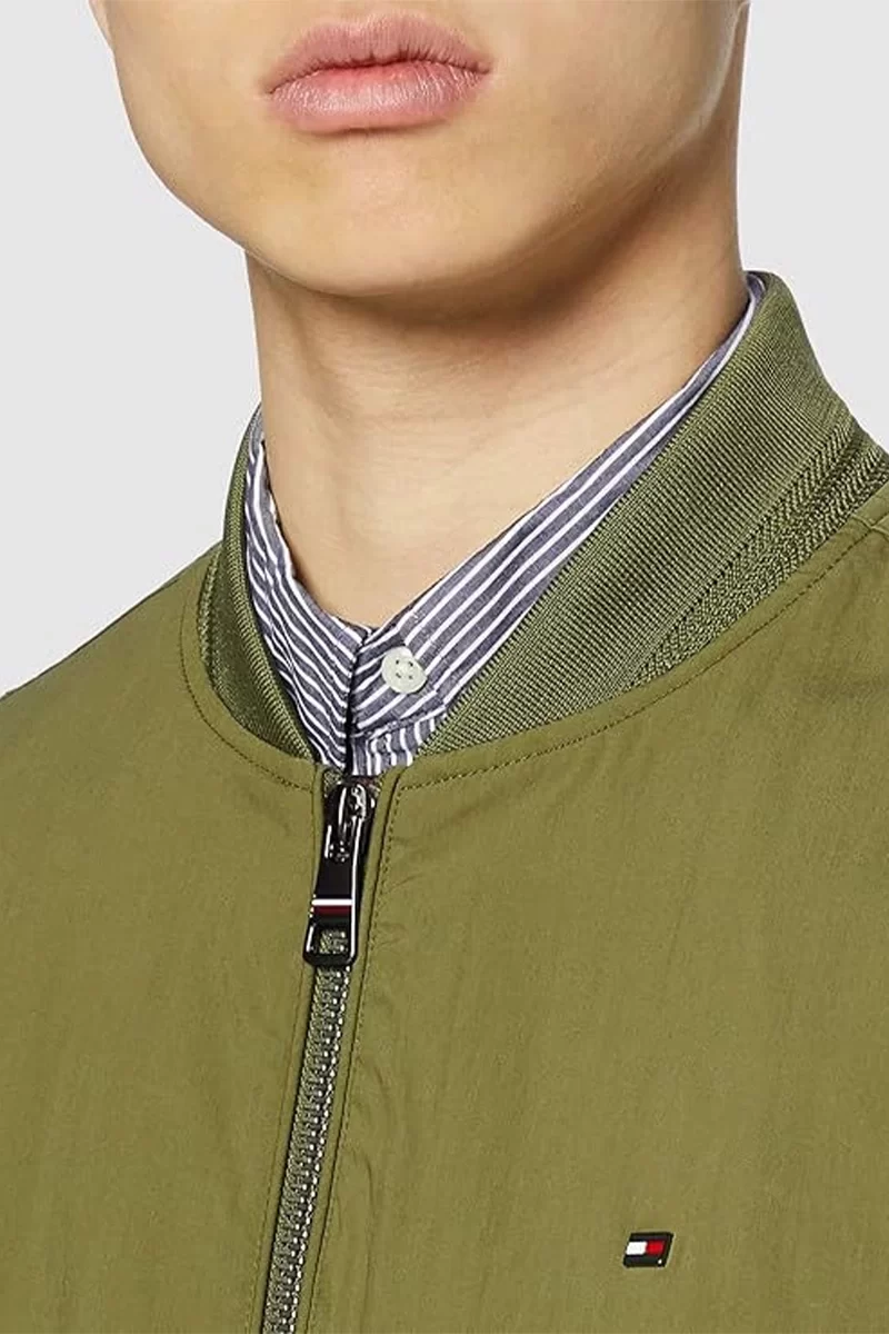 Tommy Hilfiger Erkek Orijinal Bomber Yeşil Ceket
