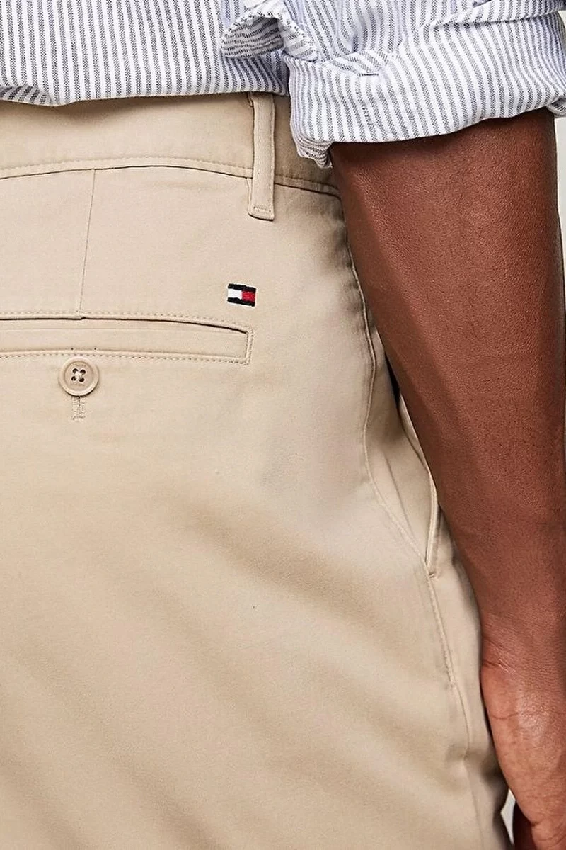 Tommy Hilfiger Erkek Bej Chıno Pantolon