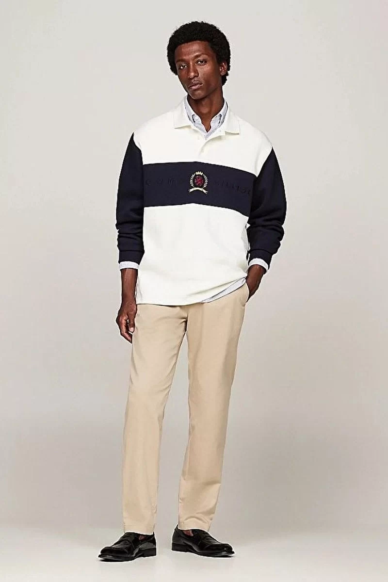 Tommy Hilfiger Erkek Bej Chıno Pantolon