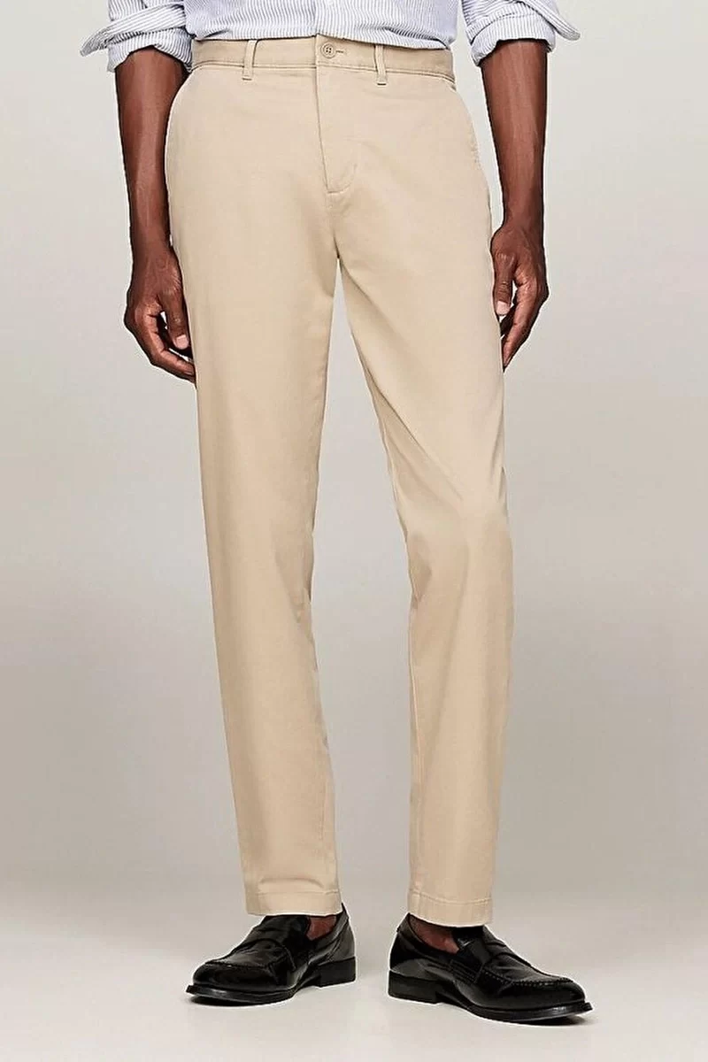 Tommy Hilfiger Erkek Bej Chıno Pantolon