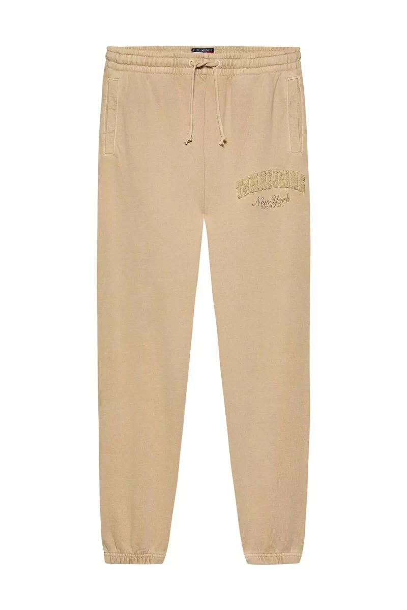 Tommy  Jeans  Erkek Bej Jogger Eşofman Altı