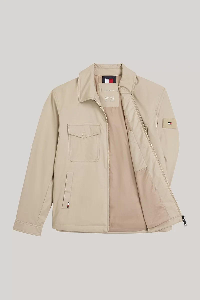 Tommy Hilfiger Erkek Bej Regular Fit Ceket