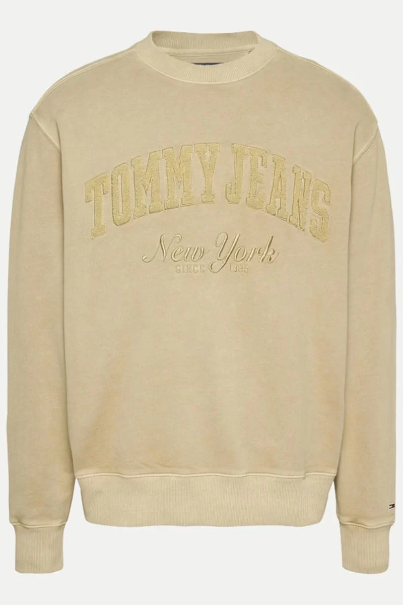 Tommy Hilfiger Erkek Bej Sweatshırt