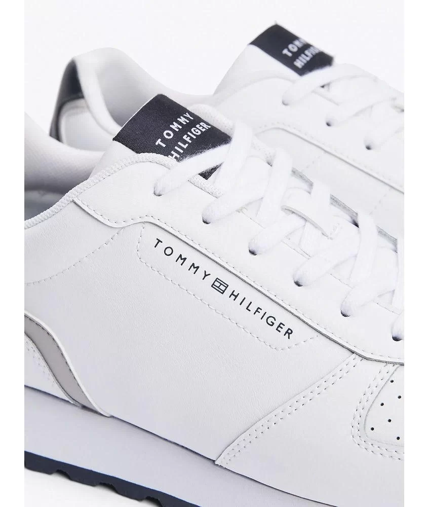 Tommy Hilfiger Erkek Beyaz Essential Leather Sneaker