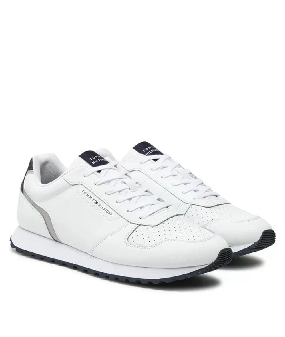 Tommy Hilfiger Erkek Beyaz Essential Leather Sneaker