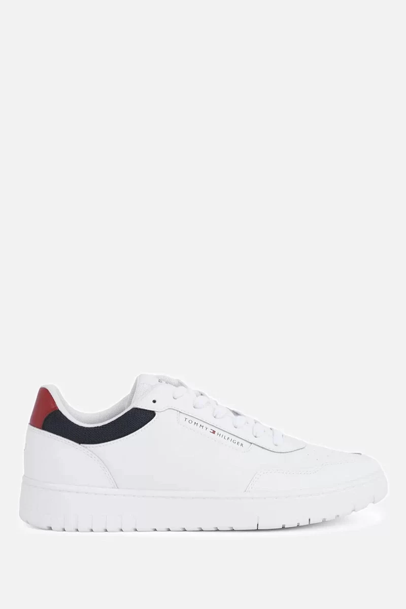Tommy Hilfiger Erkek Beyaz Platform Taban Sneaker