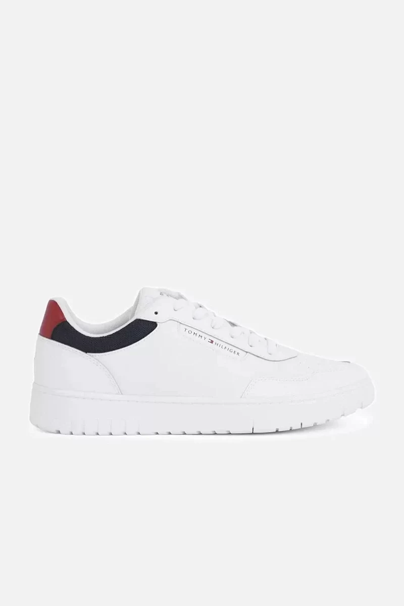 Tommy Hilfiger Erkek Beyaz Platform Taban Sneaker