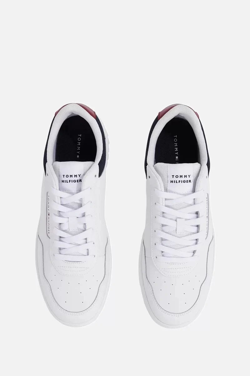 Tommy Hilfiger Erkek Beyaz Platform Taban Sneaker